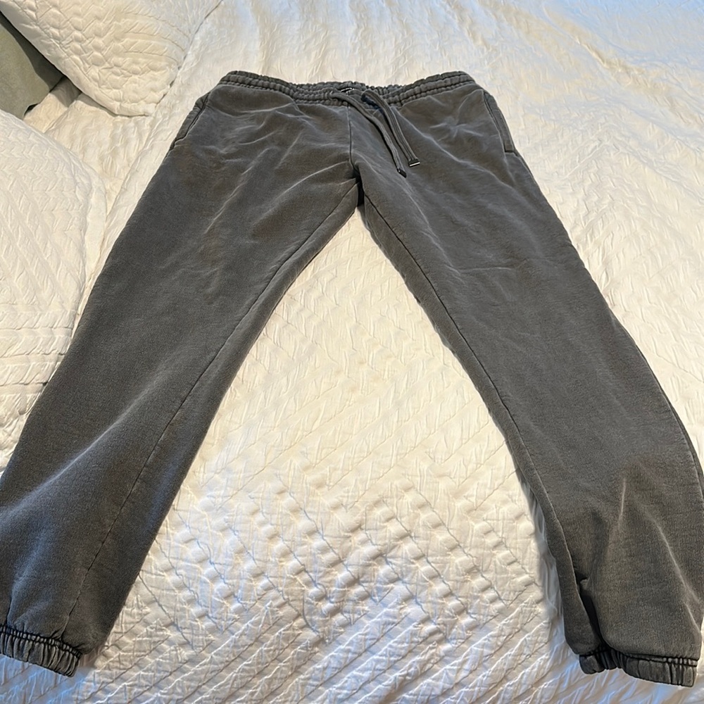 Grey Talentless heavy weight sweatpants with pockets